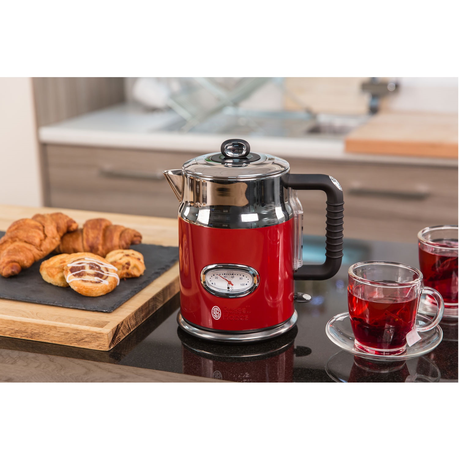Russell Hobbs Vattenkokare Retro Red Kettle Hushållsapparater