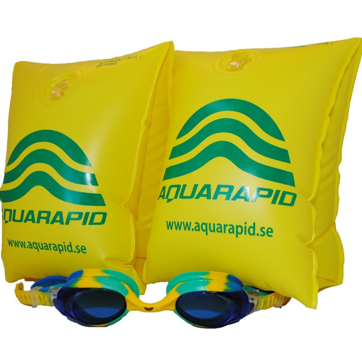 Aquarapid Kit jr Swimkid yellow/blue + S