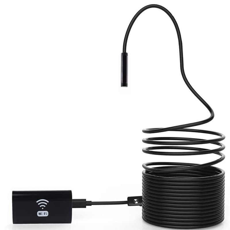 Inspektionskamera, 8-LED, Wifi, 5m, IP67