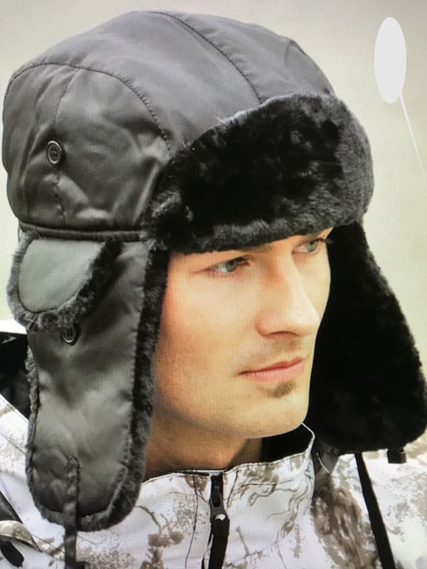 Svart Pilotmössa Ryssmössa Skotermössa XXL